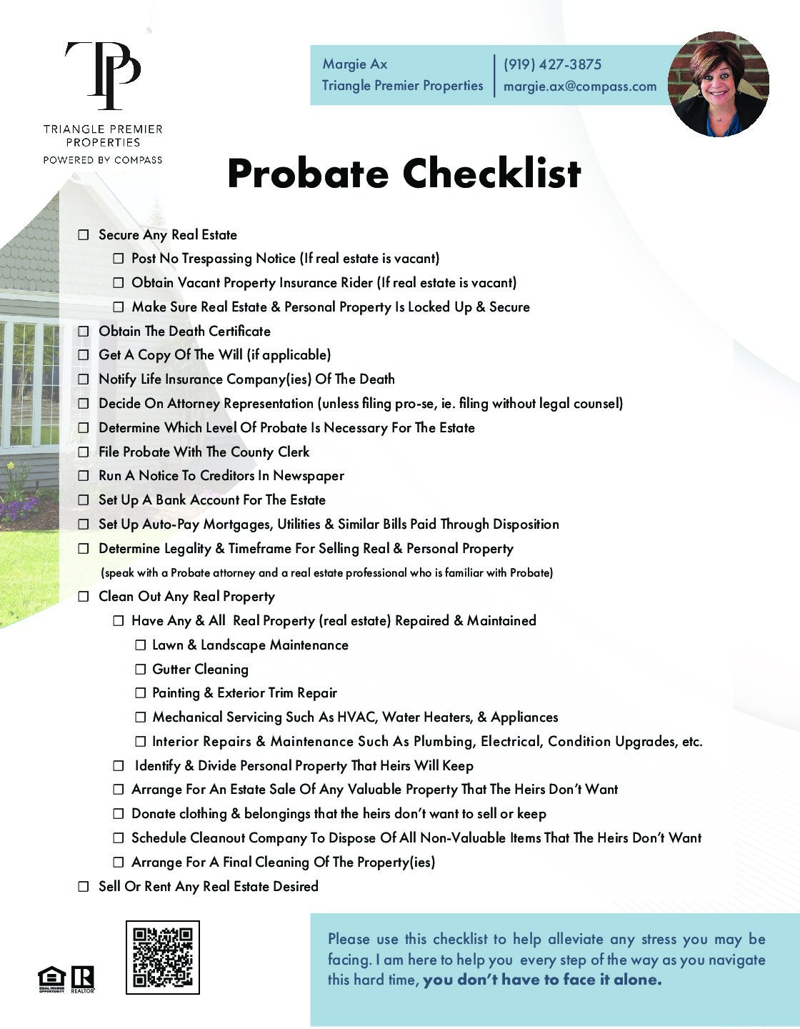 MargieAx-Probate Checklist
